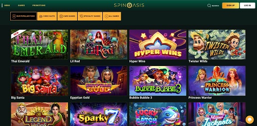 Spin-Oasis-Casino Games