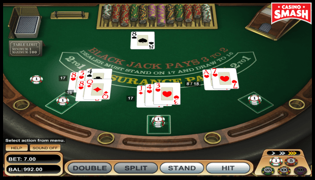 European Blackjack casino game